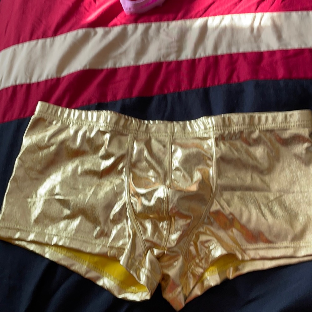 Very comfortable and sexy gold color underwear
